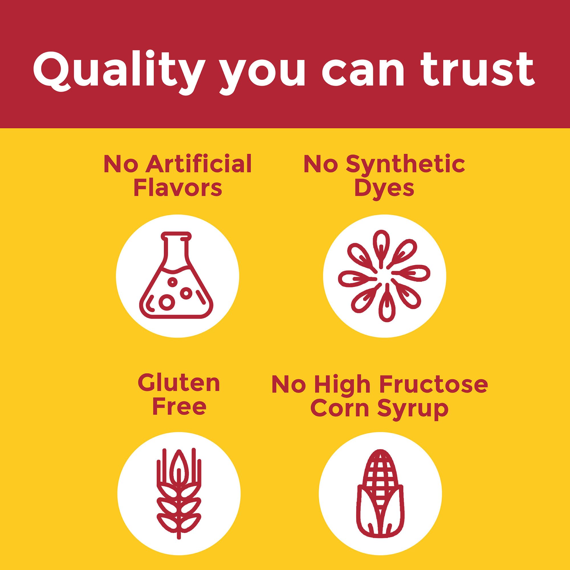 Made in the USA packaging for Nature Made gummies