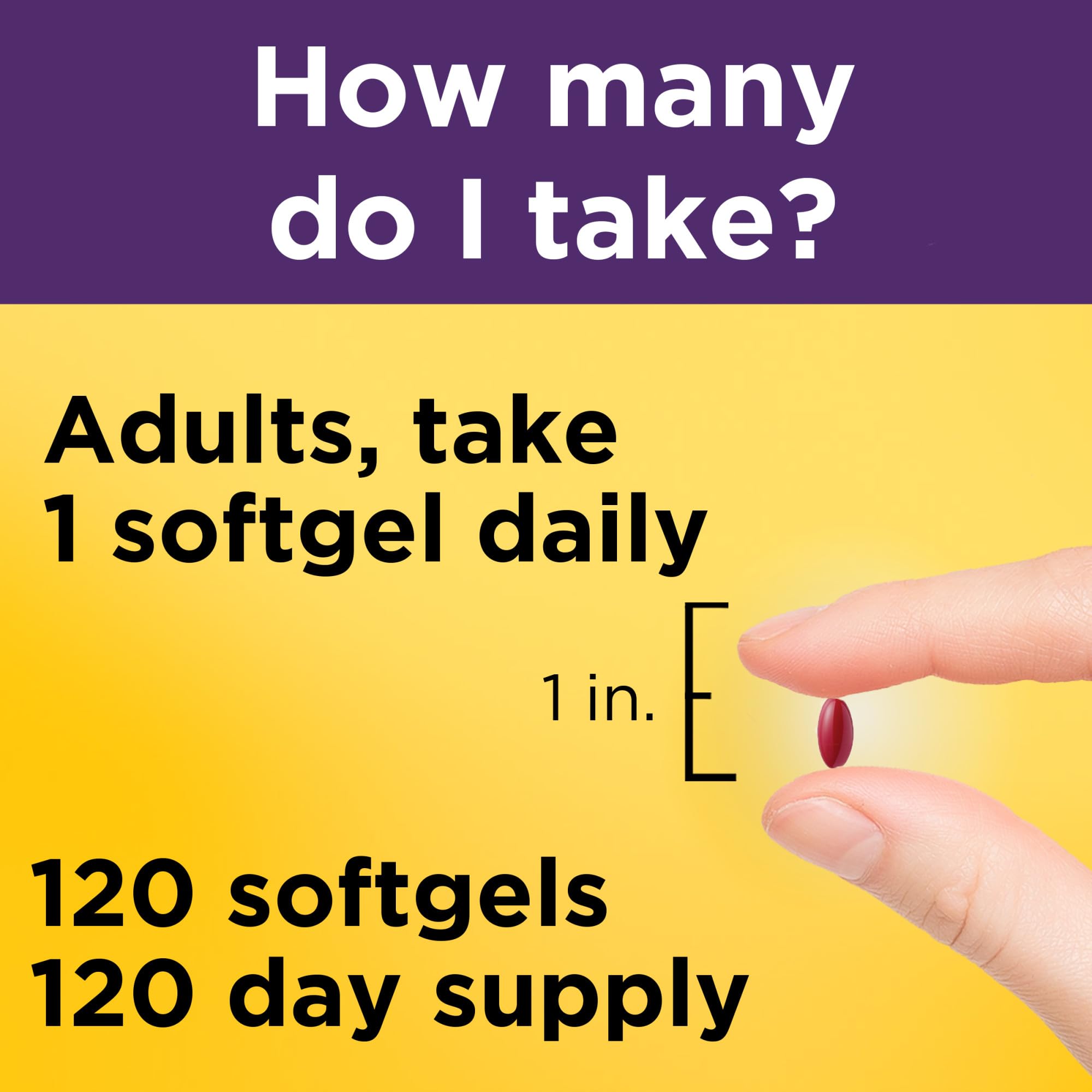 Gluten-free claim on Nature Made Biotin Softgels packaging