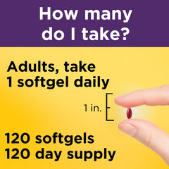 Gluten-free claim on Nature Made Biotin Softgels packaging