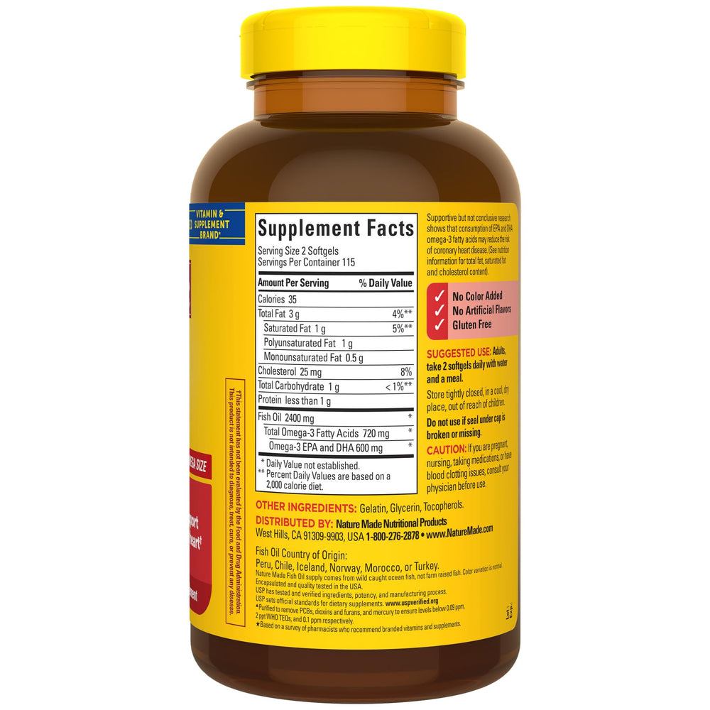 115-day supply from a 230-count bottle