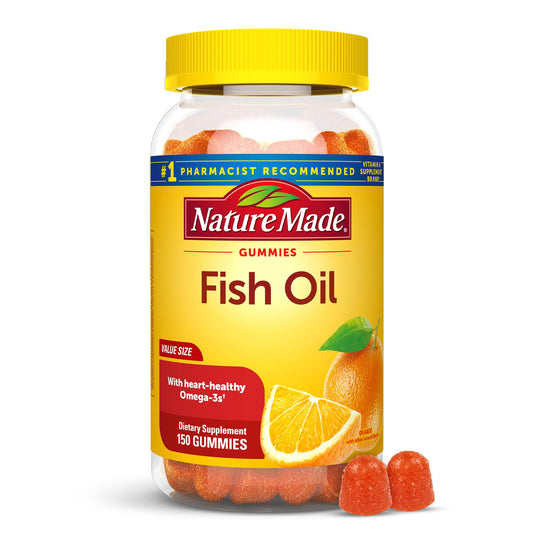 Front view of Nature Made Fish Oil Omega-3 Gummies bottle