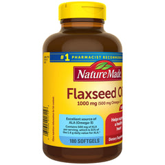 180 softgels in a 180-day supply bottle