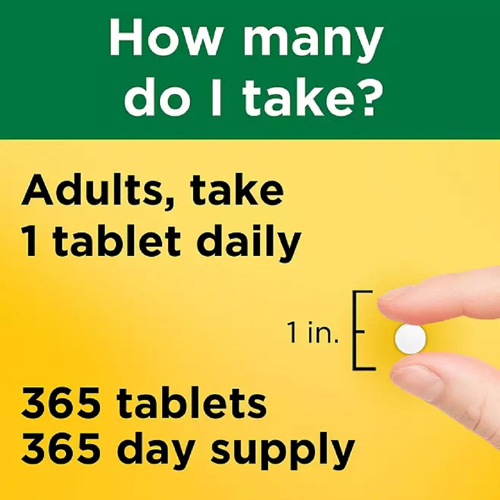 Gluten-free Nature Made Iron 65 mg tablets label