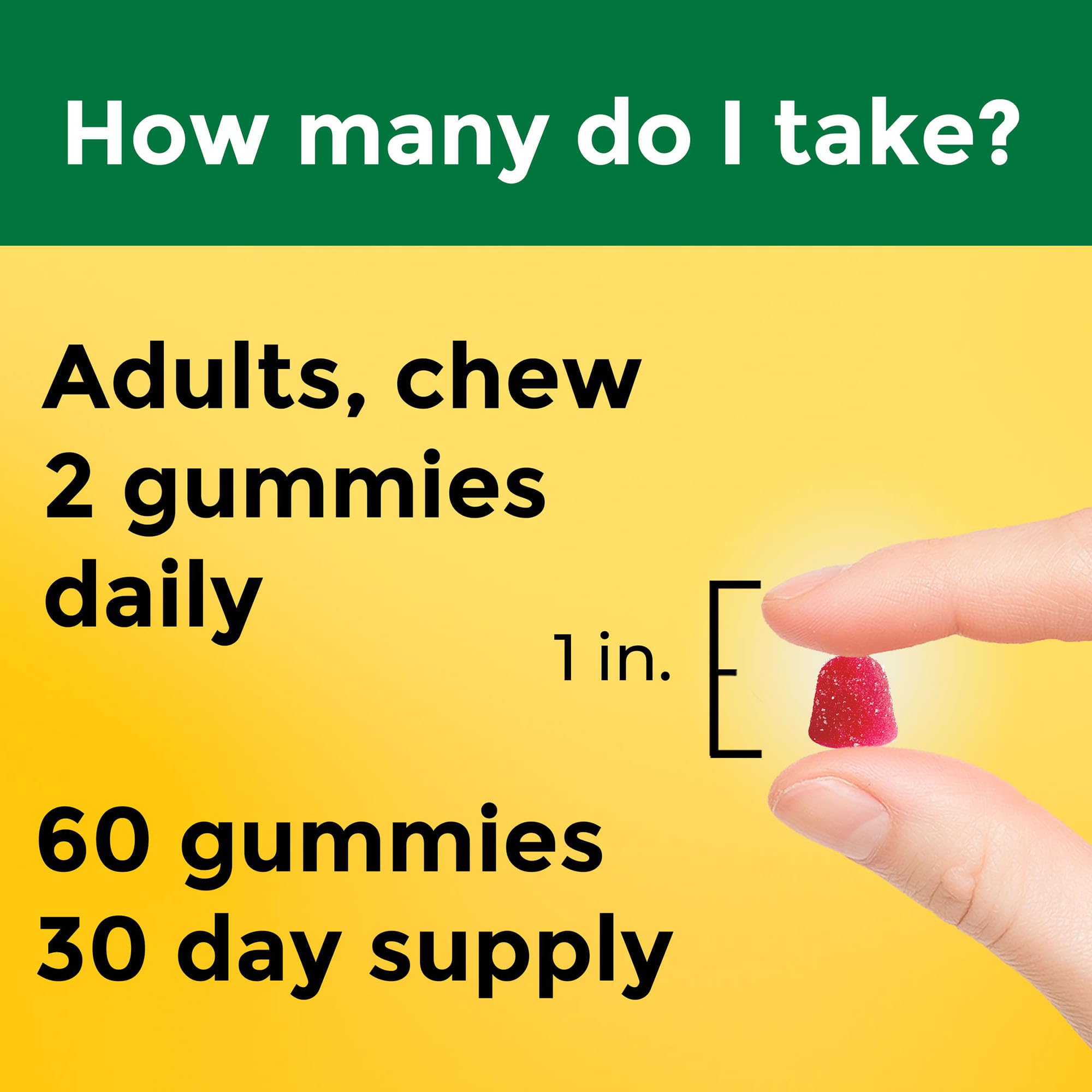 60-count bottle of Nature Made Magnesium Citrate gummies