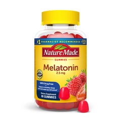 Nature Made Melatonin Gummies 2.5 mg bottle label