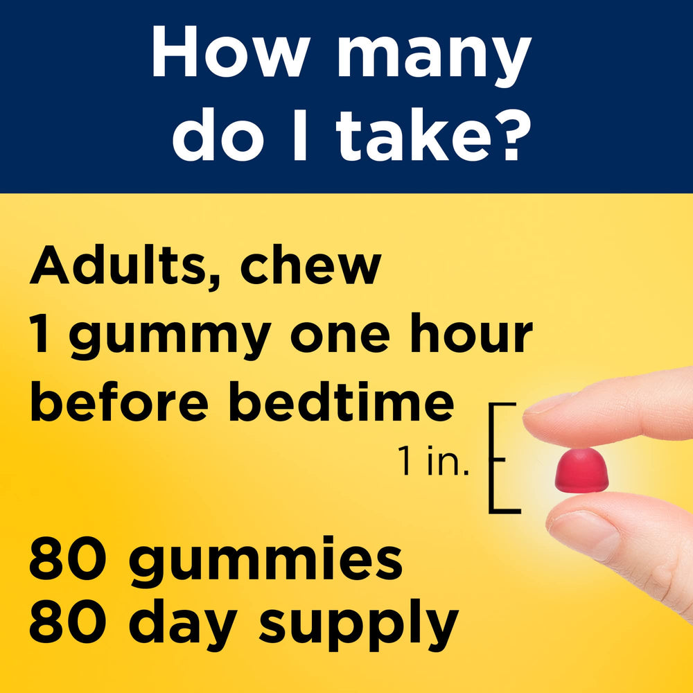 Nature Made Melatonin Gummies 2.5 mg daily use
