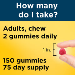 Nature Made USP Verified label on multivitamin gummies