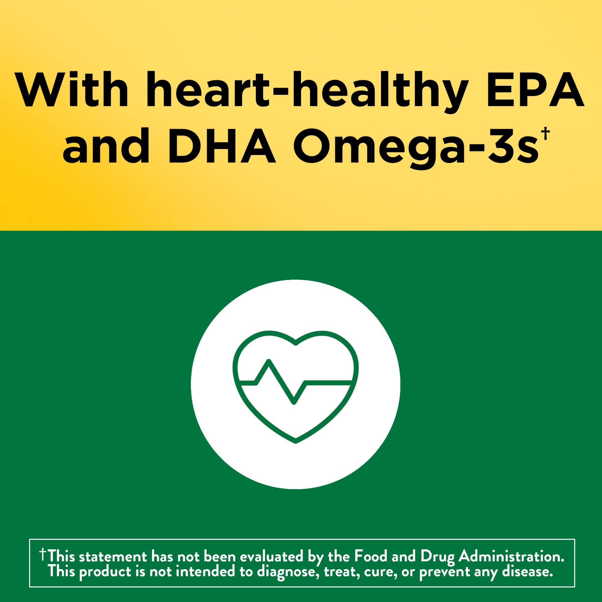 Gluten-free label on Nature Made multivitamin Omega-3 gummies
