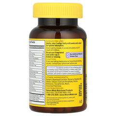 Graphic showing key nutrients: Vitamins A, C, D3, E, B vitamins with DHA and minerals
