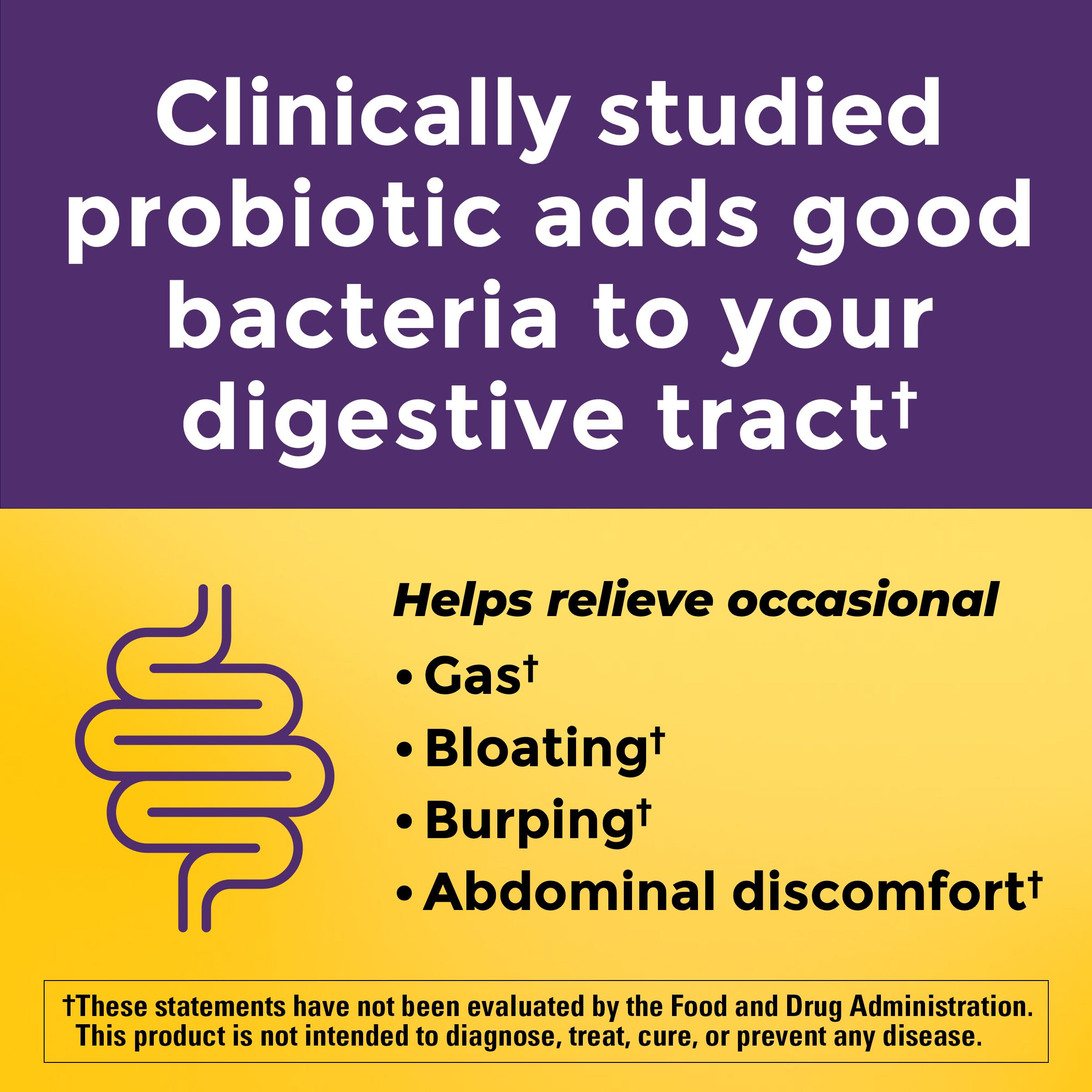 Mixed berry flavored probiotic and prebiotic gummies