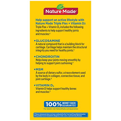 Product packaging view of Nature Made TripleFlex