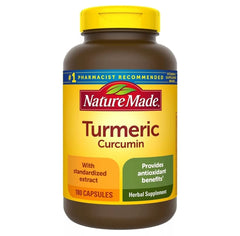 Nature Made Turmeric Curcumin 500 mg bottle - 180 count