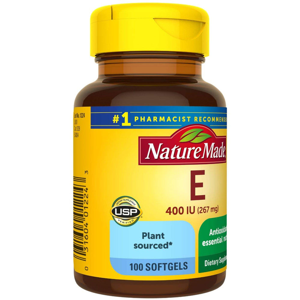 USP verified seal for Nature Made Vitamin E