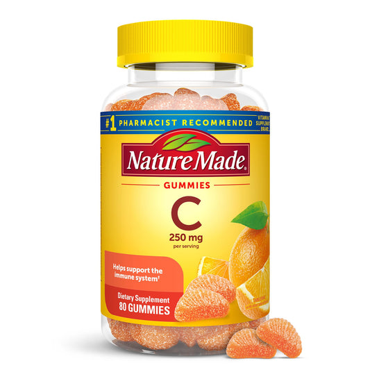 Front view of Nature Made Vitamin C 250 mg Gummies bottle