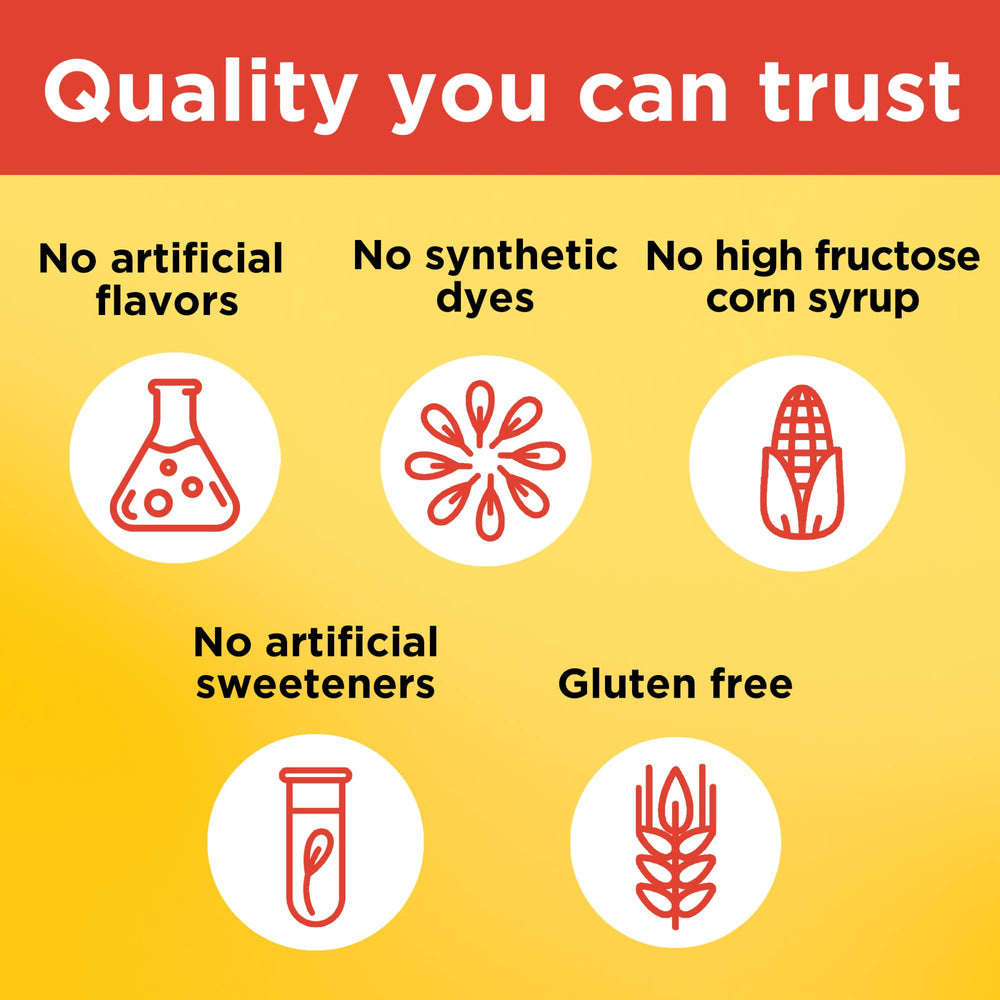Gluten-free badge on Nature Made Vitamin C Gummies packaging
