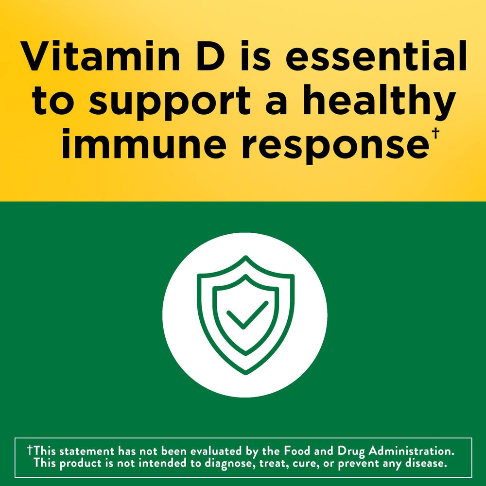 180-count bottle of Nature Made Vitamin D3 1000 IU softgels