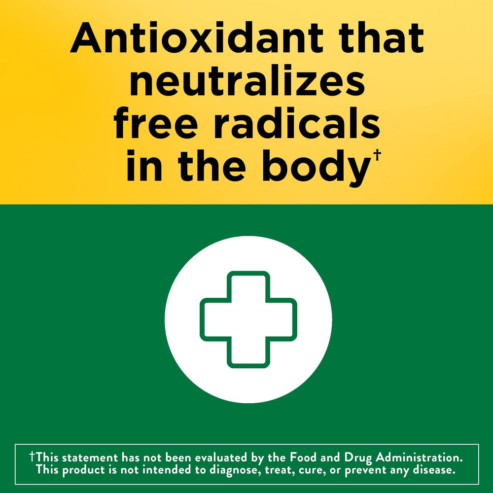 Vitamin E 400 IU antioxidant support packaging from Nature Made