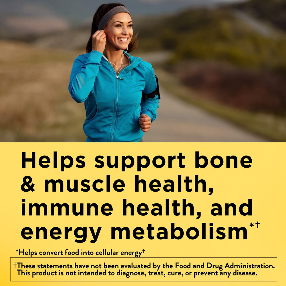 Nutrition facts and 35-day supply note on Nature Made gummies