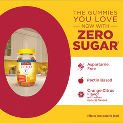 Label and packaging of Nature Made Zero Sugar Vitamin C Gummies