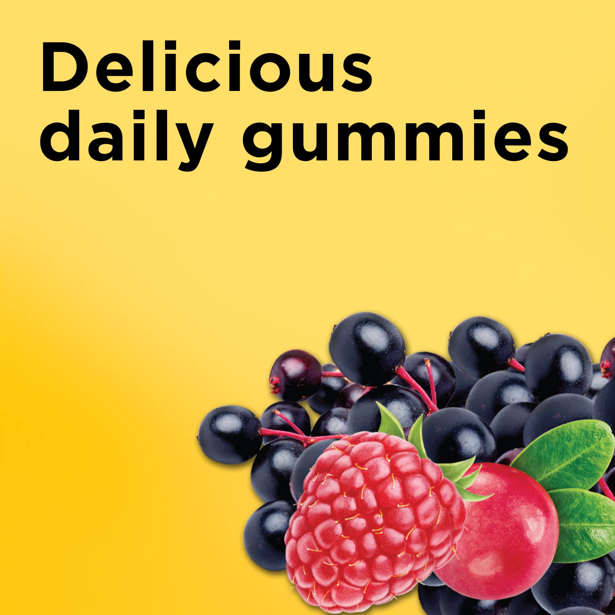 Bottle highlighting immune support and antioxidant benefits of zinc gummies