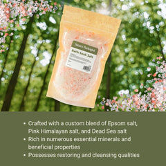 Nature Packaged foot soak blend helps unwind tired feet after a long day.
