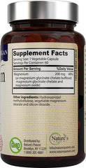 Sealed bottle of Nature's Potent magnesium glycinate capsules