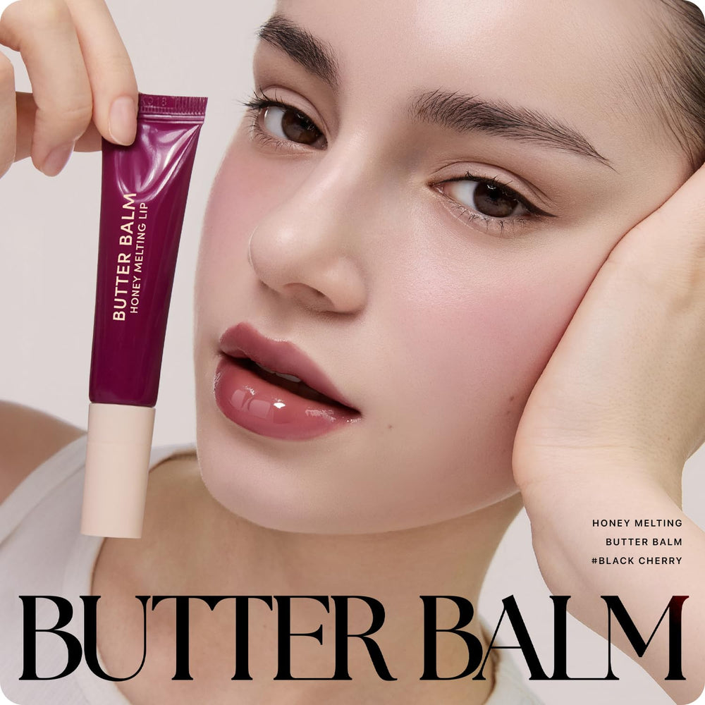 Nature Republic Honey Melting Lip Butter Balm delivers moisture with a radiant glow.