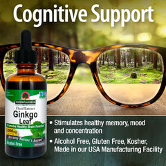 Product packaging and labeling of Nature's Answer Ginkgo Biloba