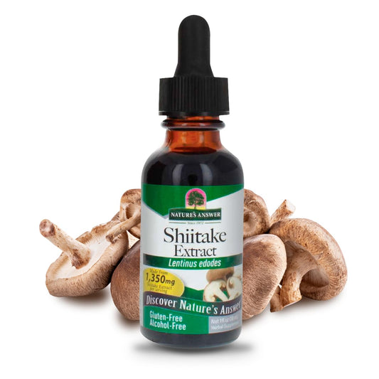 Nature's Answer Shiitake Mushroom Extract 1oz bottle front