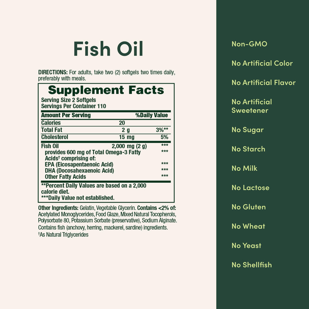 Close-up of enteric-coated odorless fish oil softgels