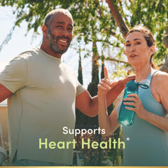 Heart health concept with fish oil benefits
