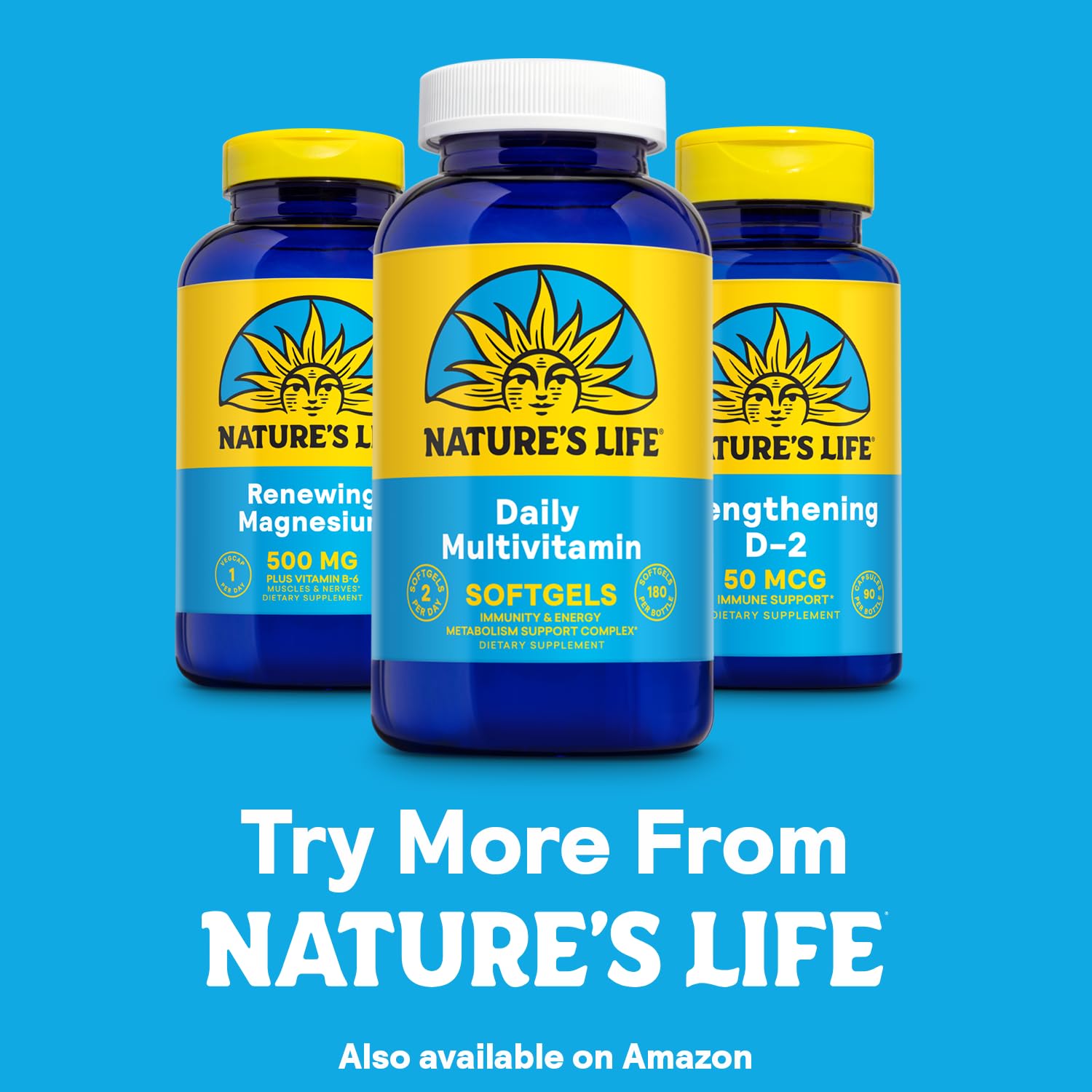 Nature's Life zinc picolinate bottle showing 50 servings