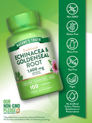 Vegan, Non-GMO & Gluten Free Nature's Truth supplement packaging