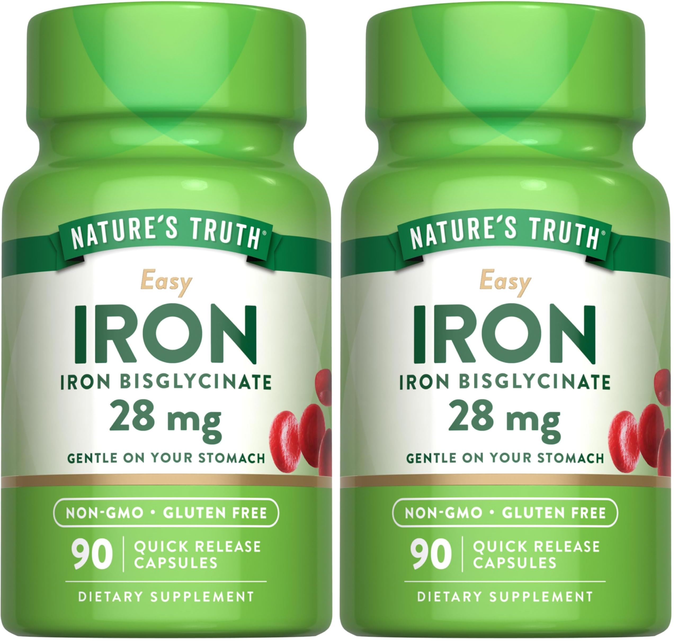 Nature's Truth iron supplement bottle