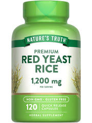 Nature's Truth Red Yeast Rice Capsules bottle front view