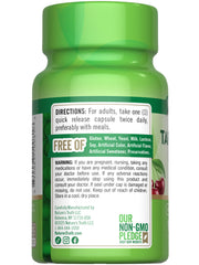 Ingredients and supplement facts for Tart Cherry Extract capsules