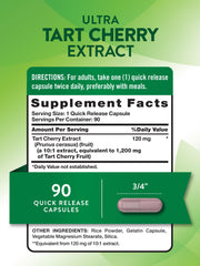 Quick-release capsule illustration for Tart Cherry Extract
