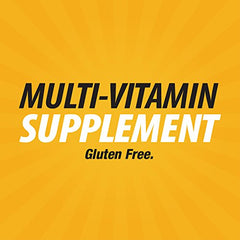 Lifestyle scene with adults taking multivitamin