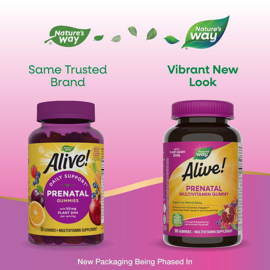 Orange and Raspberry Lemonade flavored prenatal gummies close-up