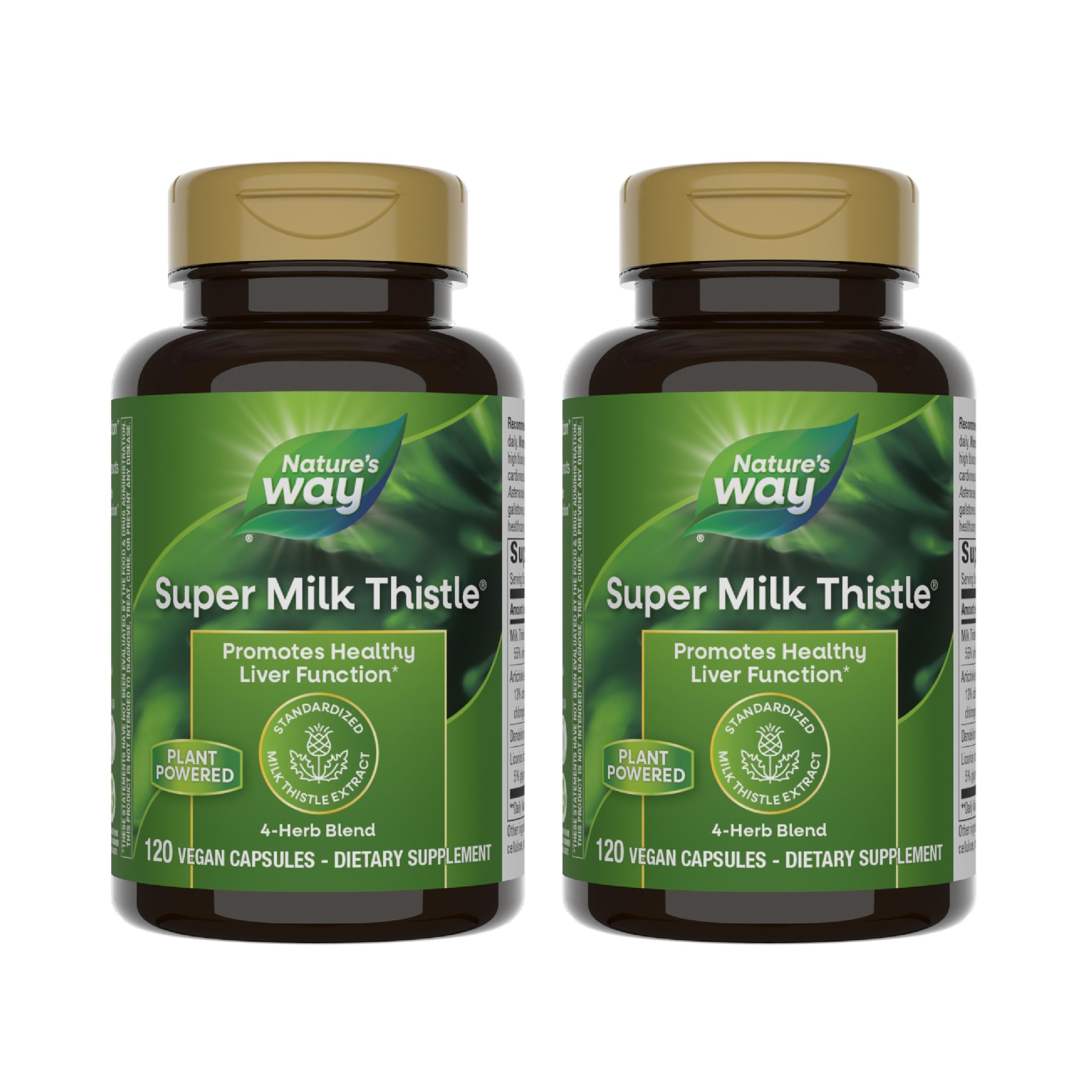 Nature's Way Super Milk Thistle bottle and label