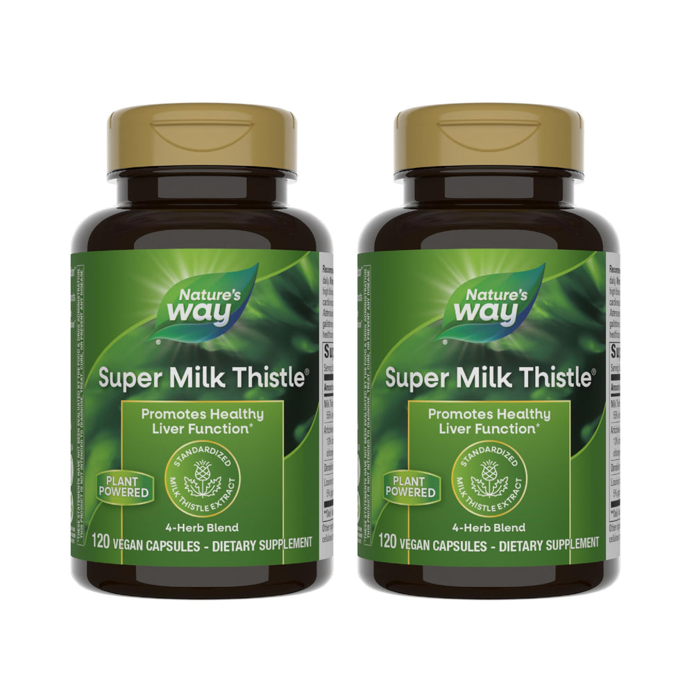 Nature's Way Super Milk Thistle bottle and label