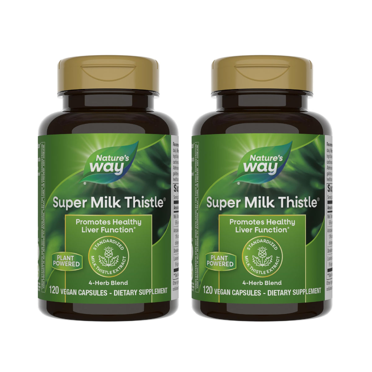 Nature's Way Super Milk Thistle bottle and label