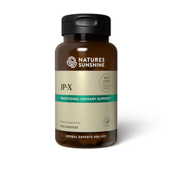 Nature's Sunshine JP-X 100 Capsules bottle label on white background