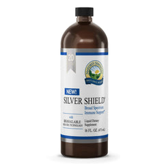 Front view of Nature's Sunshine Silver Shield Liquid bottle, 16 oz