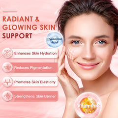 Vitamin C-enriched collagen powder for skin hydration