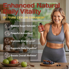 Bottle of NATURE TARGET Ceylon Cinnamon Capsules