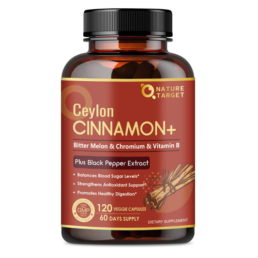 NATURE TARGET Ceylon Cinnamon Capsules hero image