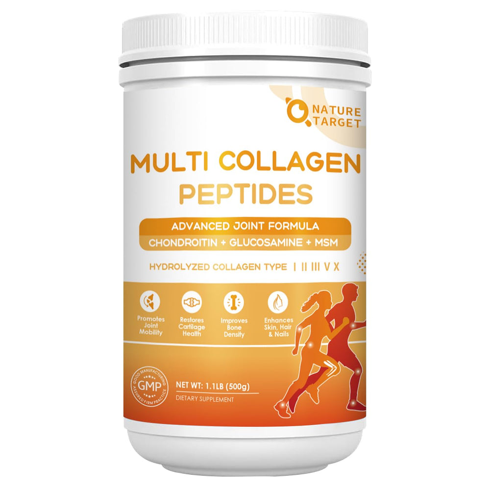 Nature Target Collagen powder bottle hero image