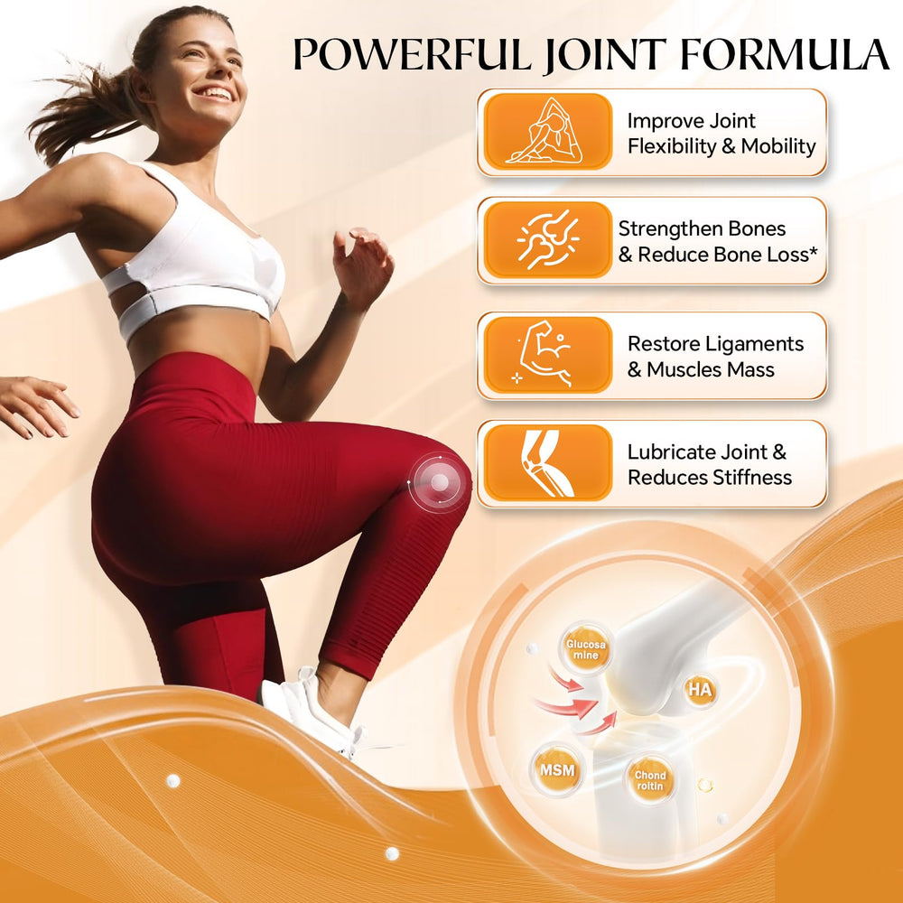 MSM, hyaluronic acid and probiotics in the formula