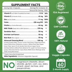Dandelion, beet, NAC, artichoke and choline blend for liver support